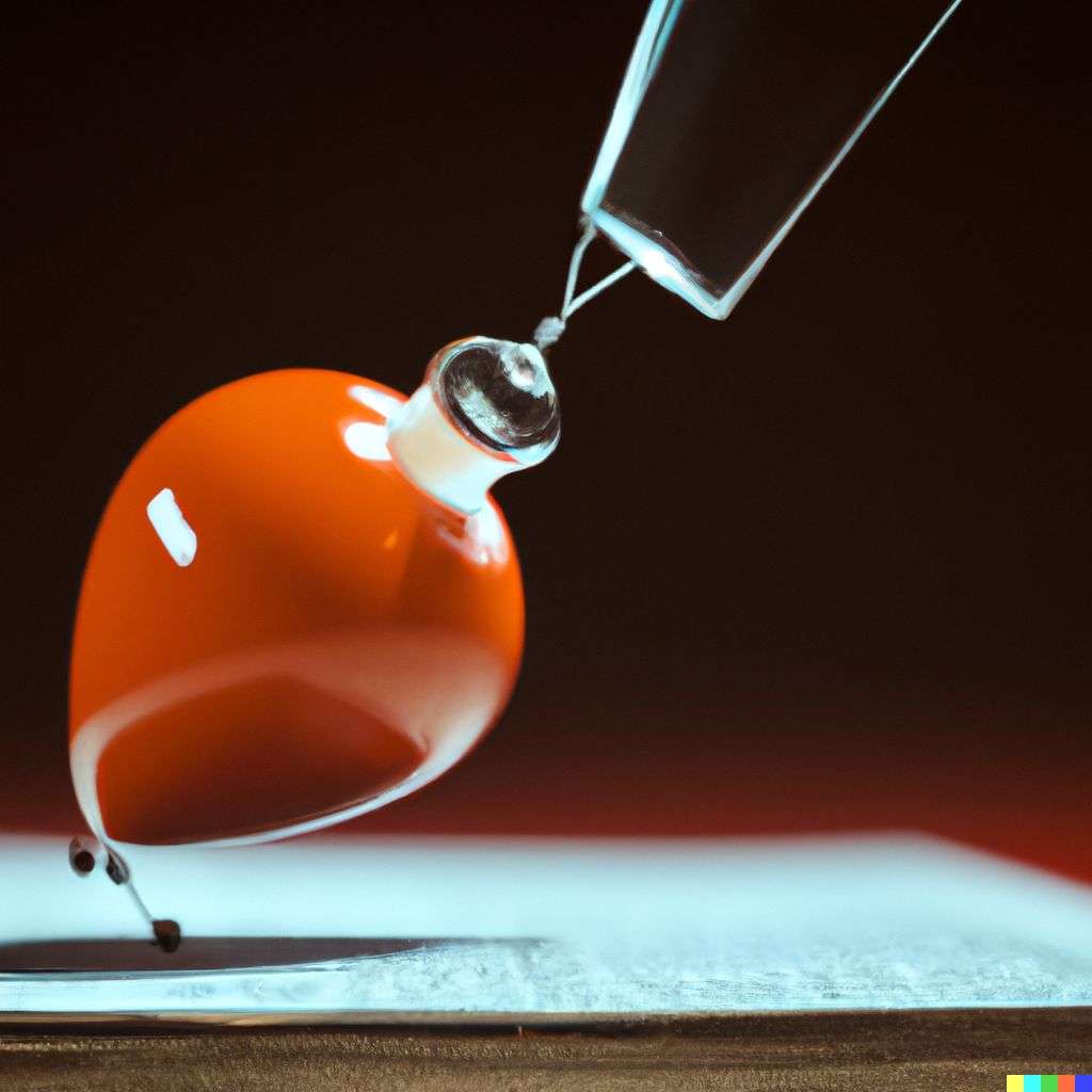 the discovery of gravity, digital art, depth effects